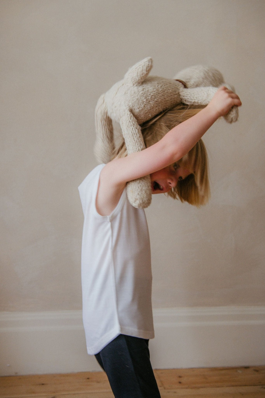 Merino Wool Tank Top in Ivory