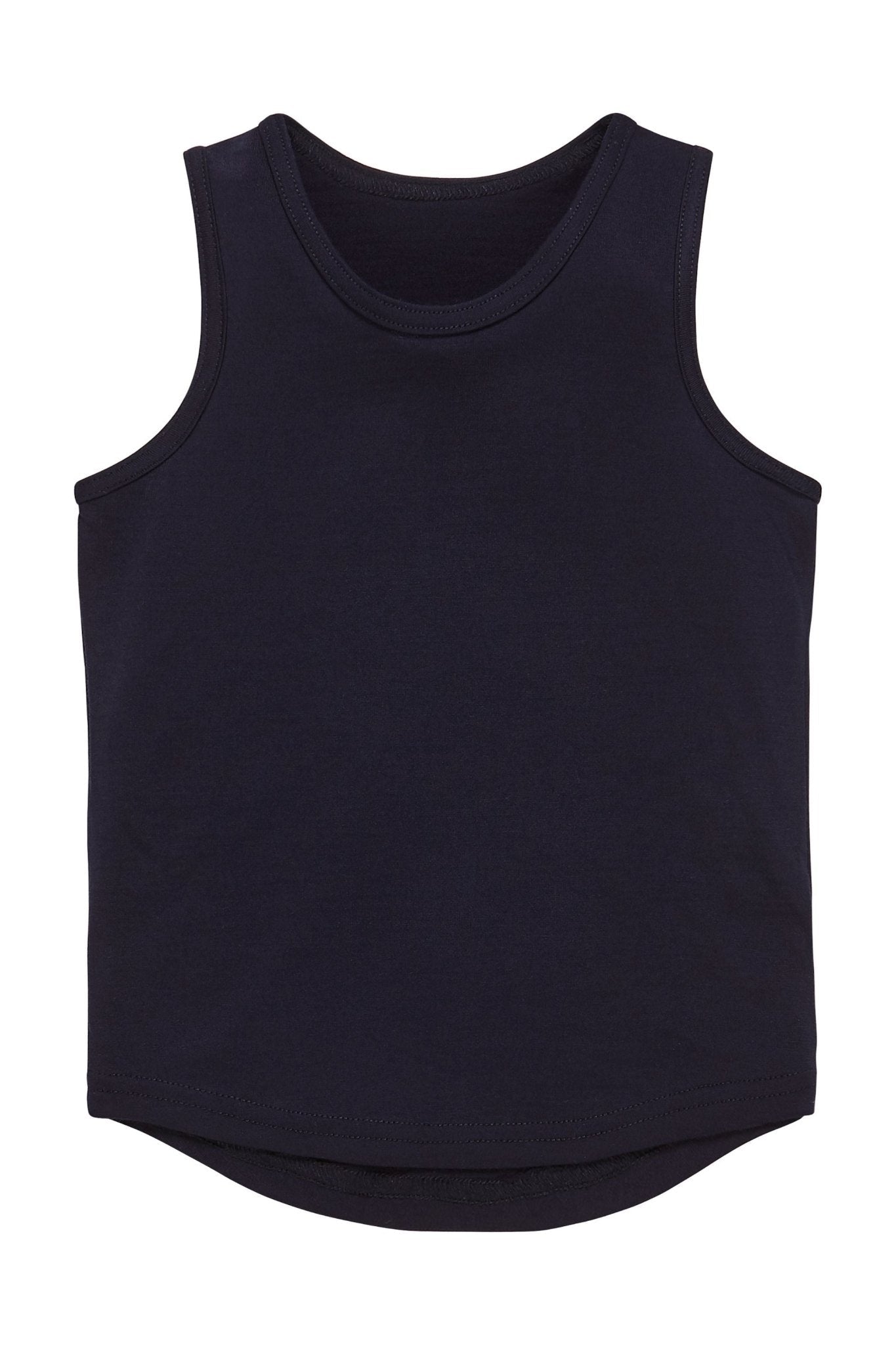 Merino Tank Midnight Blue