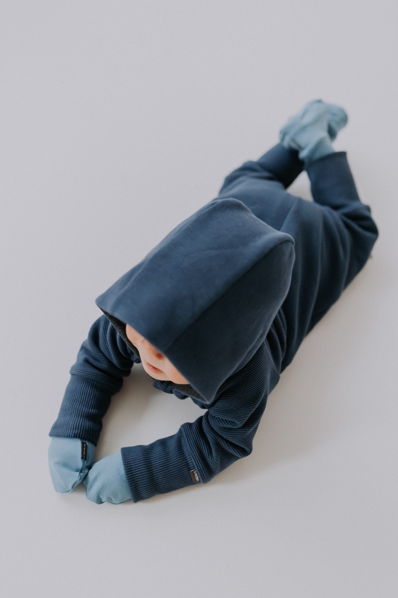 Multifunctional and Comfortable Long-Sleeved Jumpsuit MAJOR - Oeko-Tex Cotton & Mulesing-Free Merino Wool by Breden at www.brixbailey.com