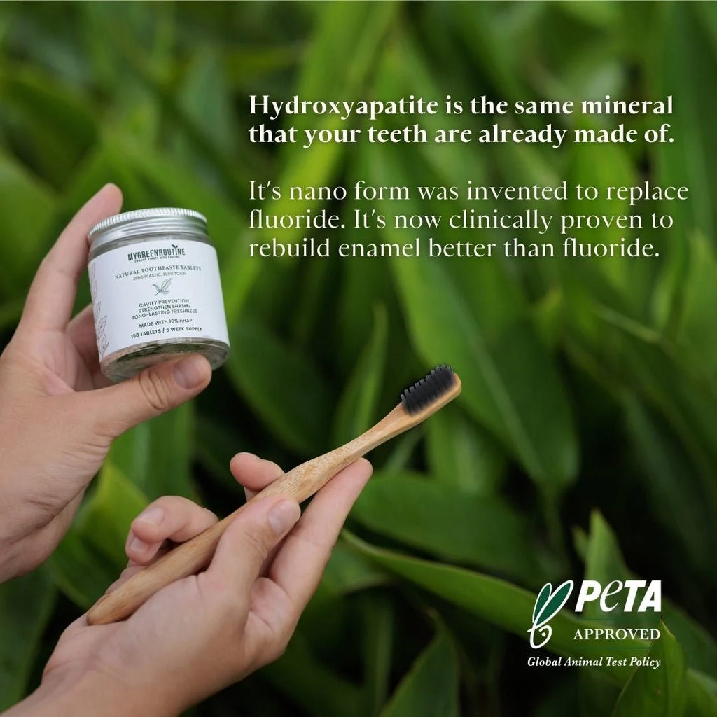 Toothpaste Tablets in Glass Jar 100 Pieces