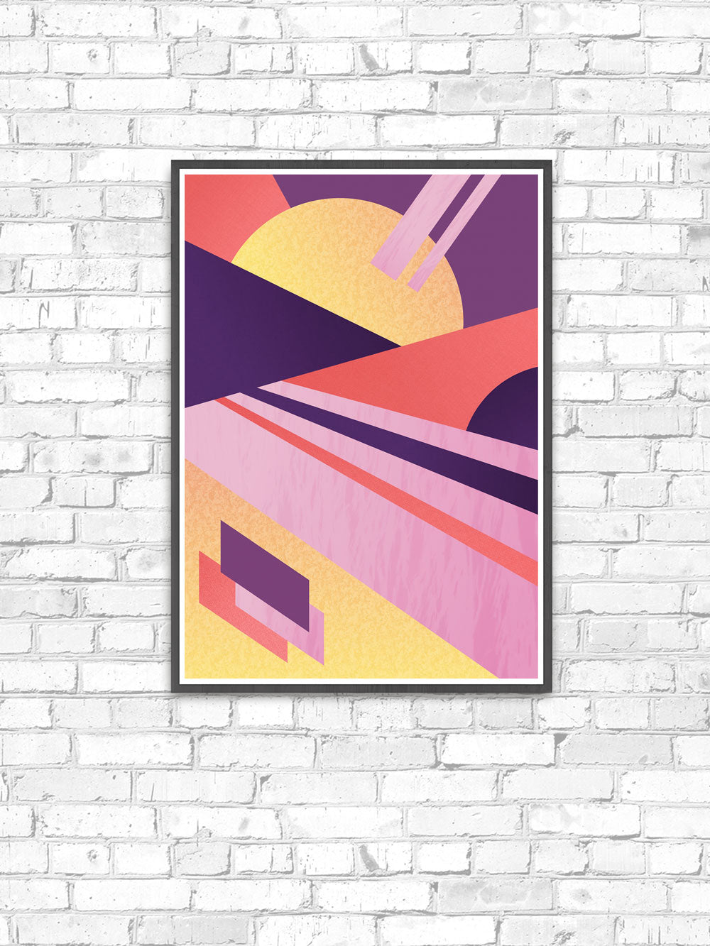 Miami Electric Retro Art Print