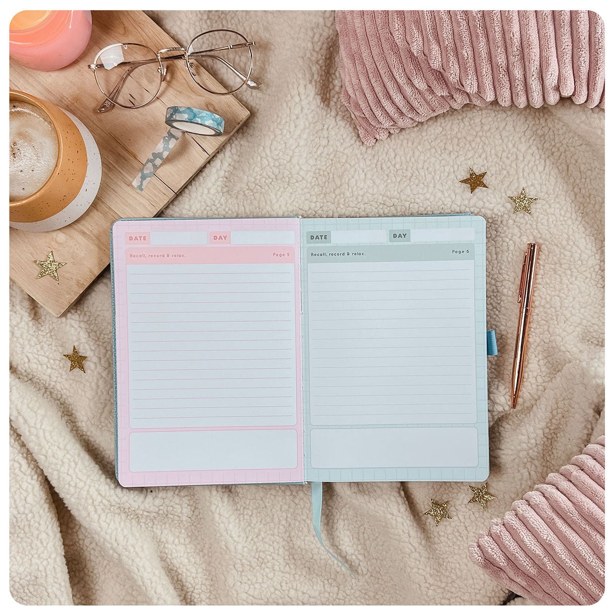 Mindfulness Sleep Journal Deluxe A5 Undated 365 Days