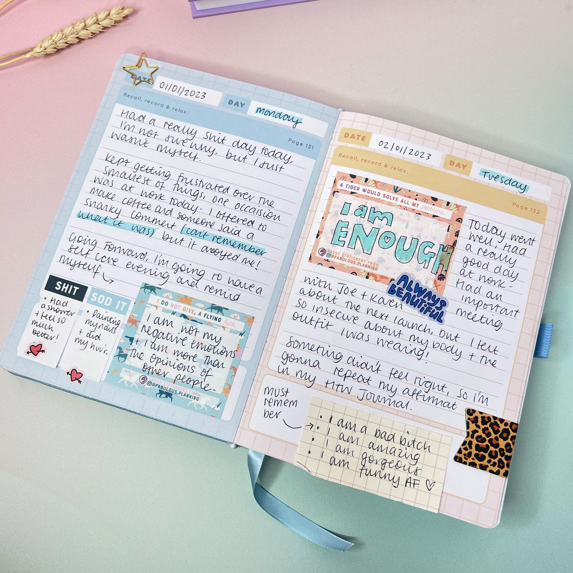 Mindfulness Sleep Journal Deluxe A5 Undated 365 Days