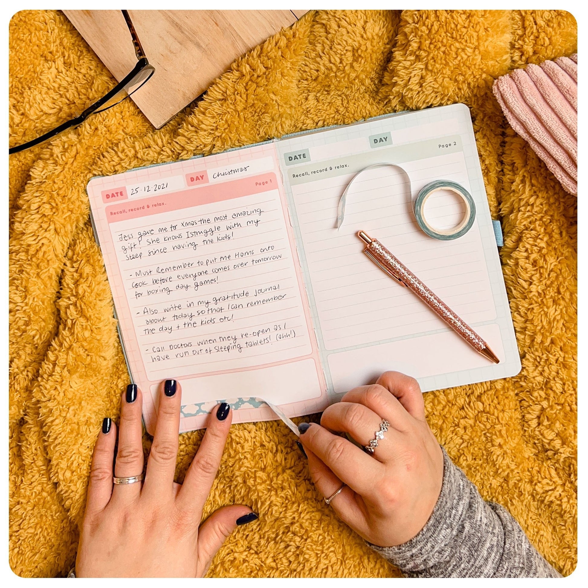 Mindfulness Sleep Journal Deluxe A5 Undated 365 Days