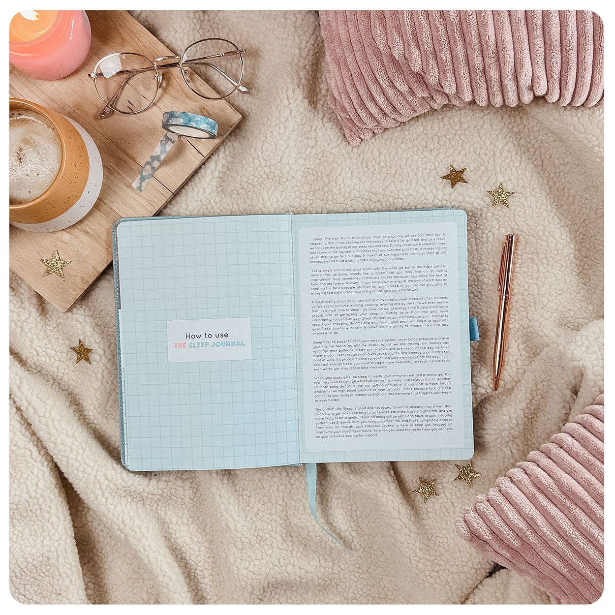 Mindfulness Sleep Journal Deluxe A5 Undated 365 Days