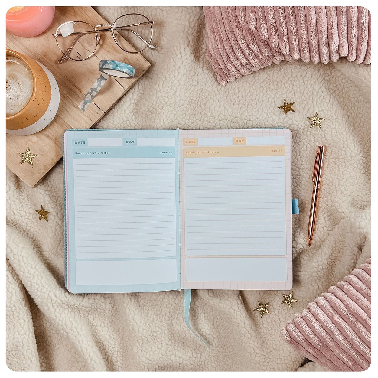 Mindfulness Sleep Journal Deluxe A5 Undated 365 Days