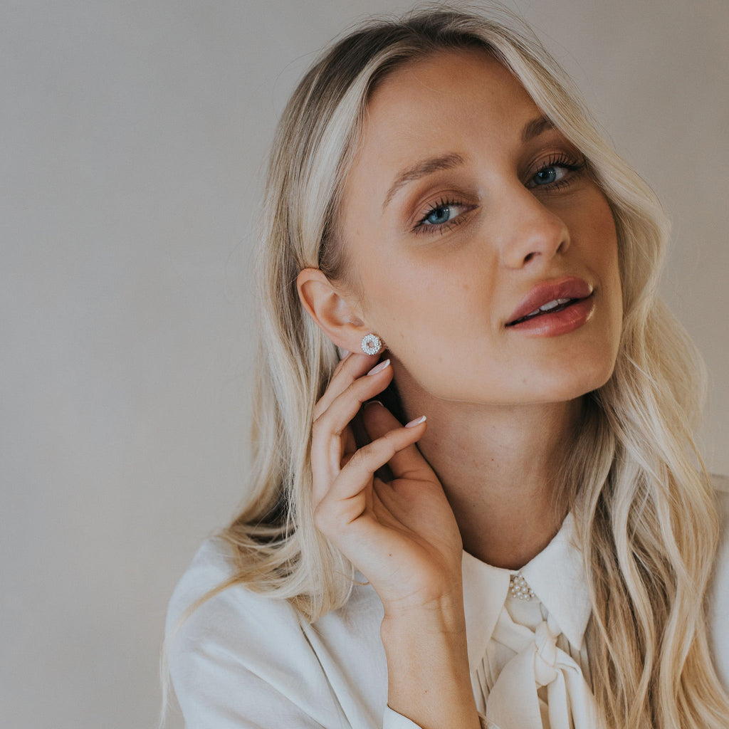 Mini Barnacle Hoops in Recycled Silver