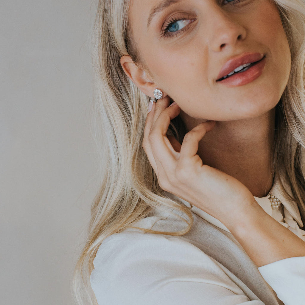 Mini Barnacle Hoops in Recycled Silver