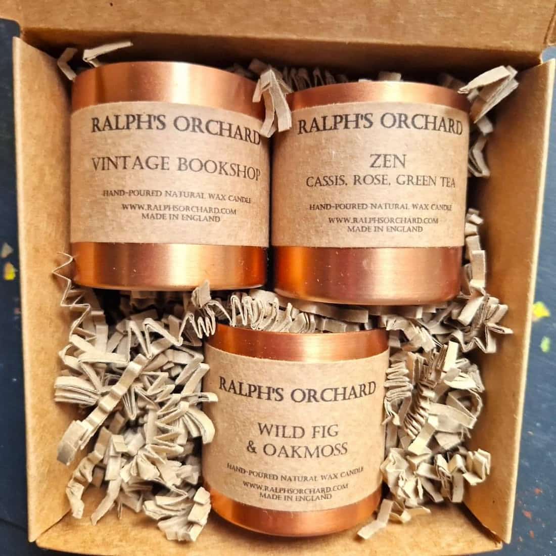 Mini Scented Candles Gift Set of 3