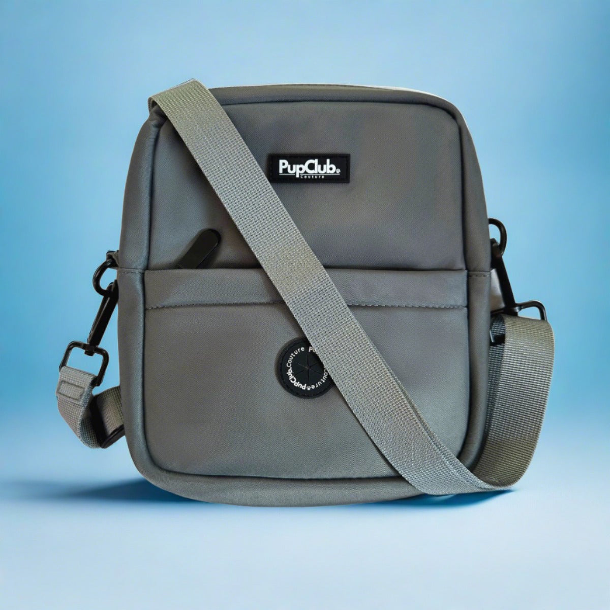 Mini Dog Walking Bag in Grey