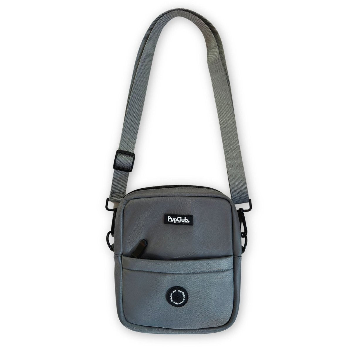 Mini Dog Walking Bag in Grey