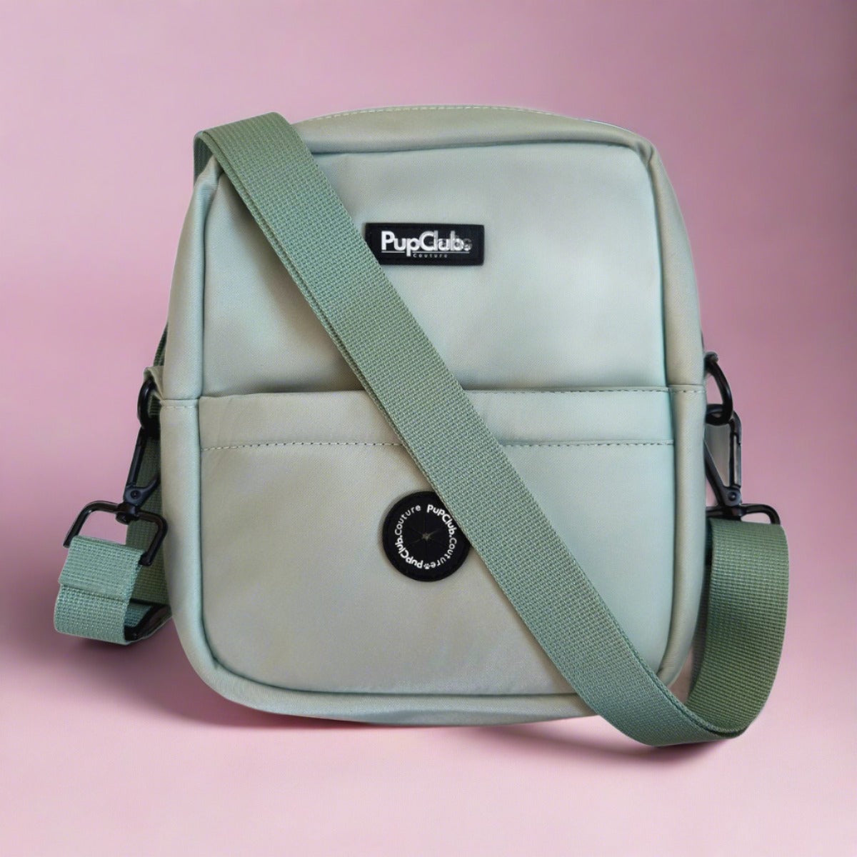 Mini Dog Walking Bag in Sage Green