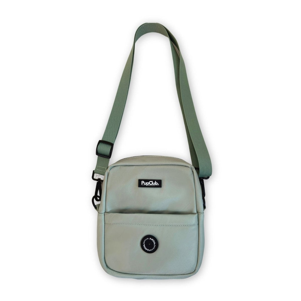 Mini Dog Walking Bag in Sage Green