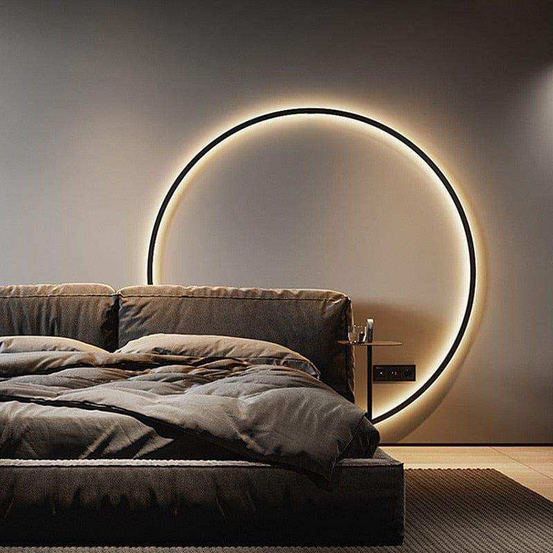 Minimalist LED Wall Ring Light