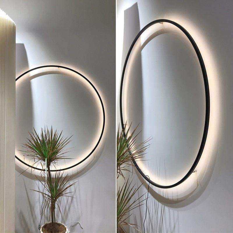 Minimalist LED Wall Ring Light