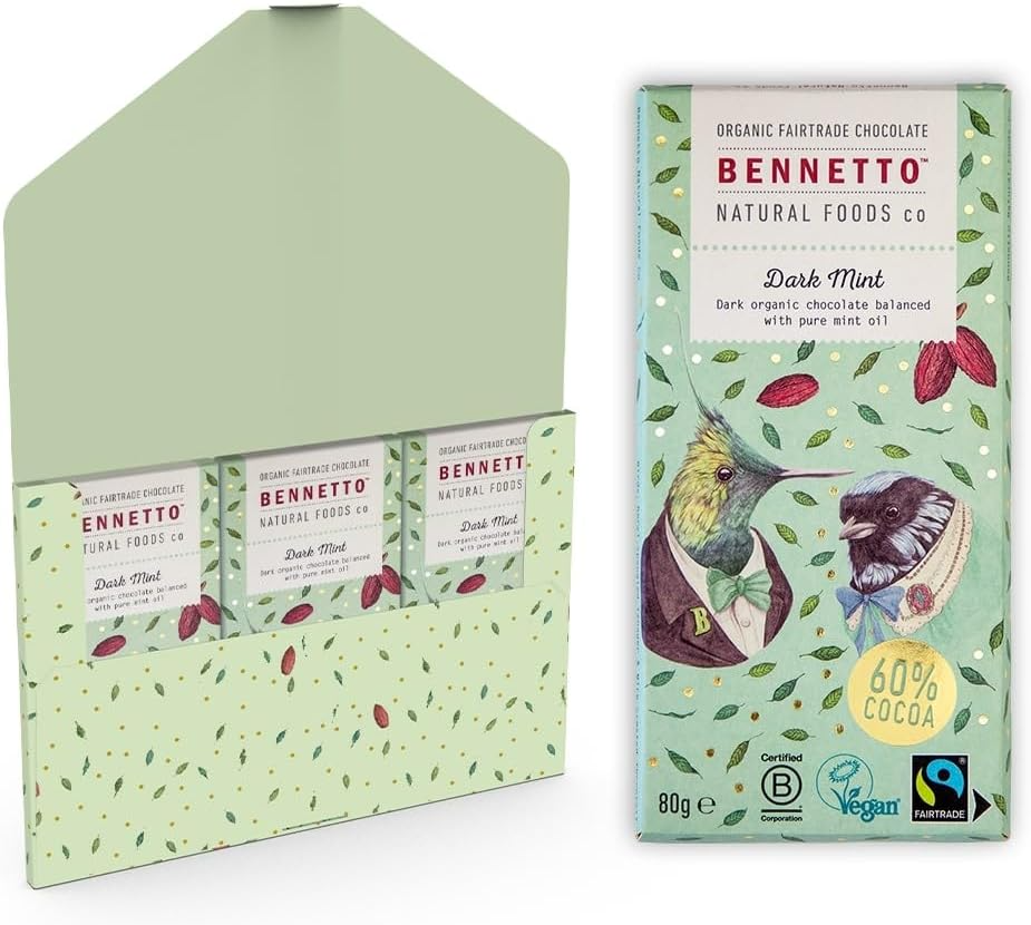 Dark Mint Organic Chocolate 60 Percent Cocoa