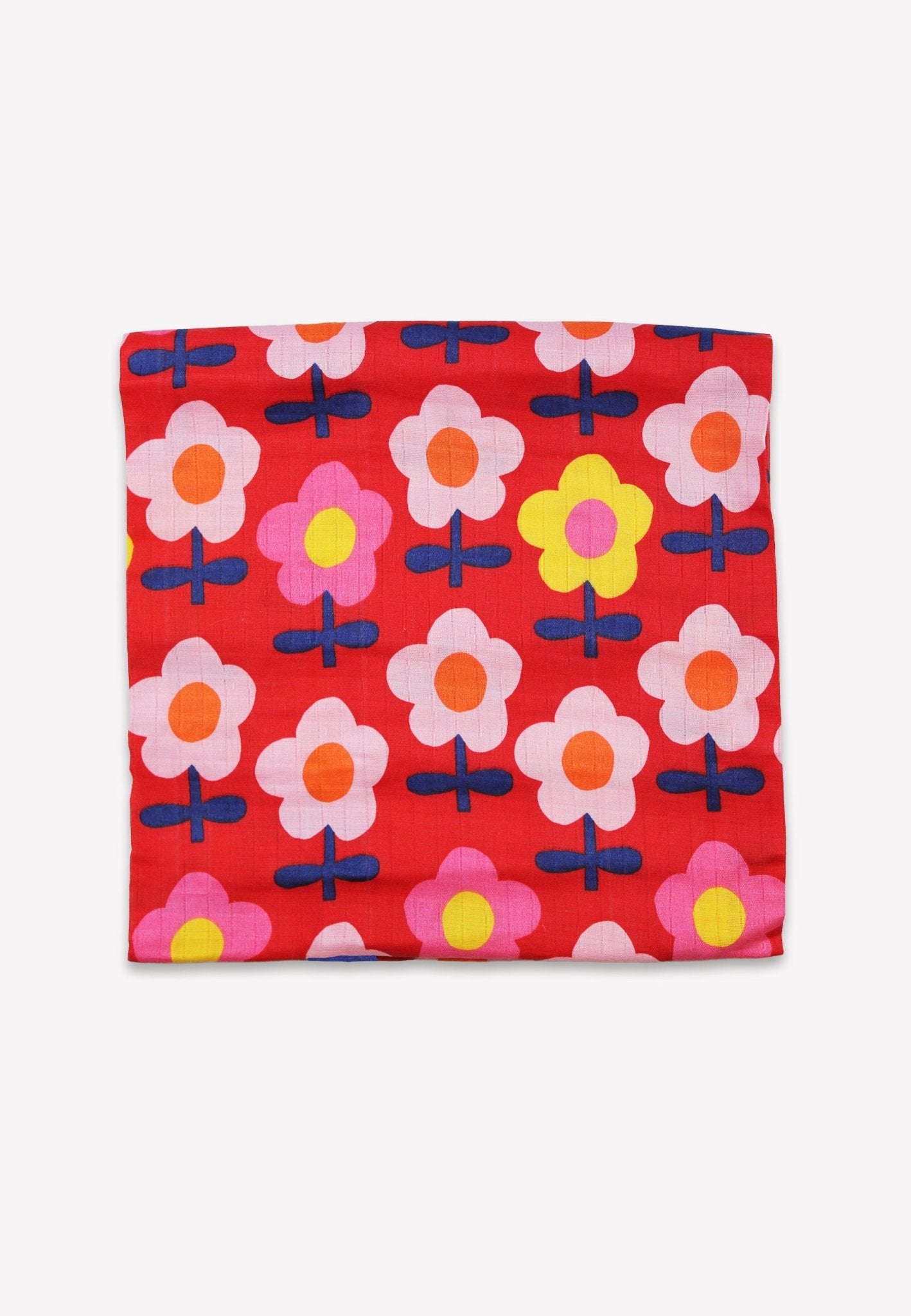 Organic Pink Flower Muslin 2 Pack