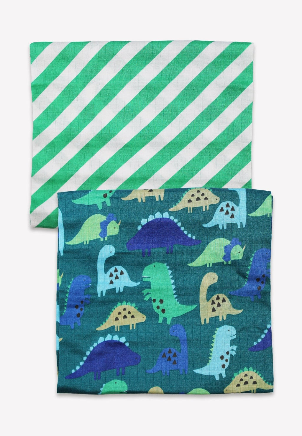 Organic Tonal Dinosaur Muslin 2 Pack