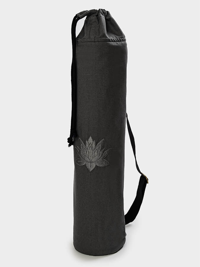 Organic Cotton Lotus Yoga Mat Bag