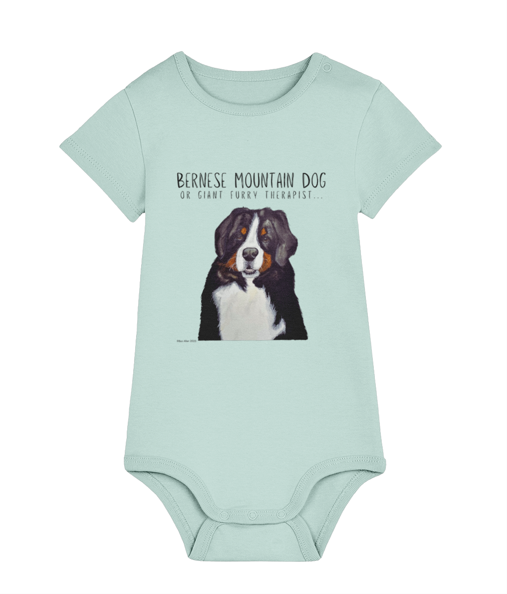 Bernese Mountain Dog Baby Bodysuit