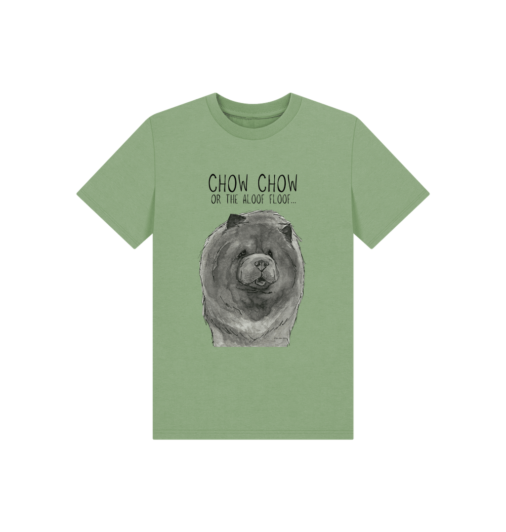 Blue Chow Chow Kids T-Shirt for Young Dog Lovers