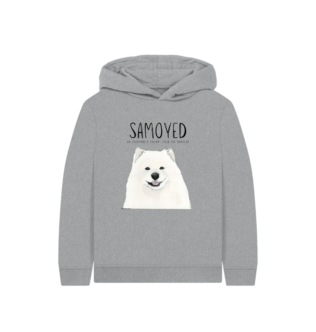 Samoyed Kids Hoodie in Organic Cotton