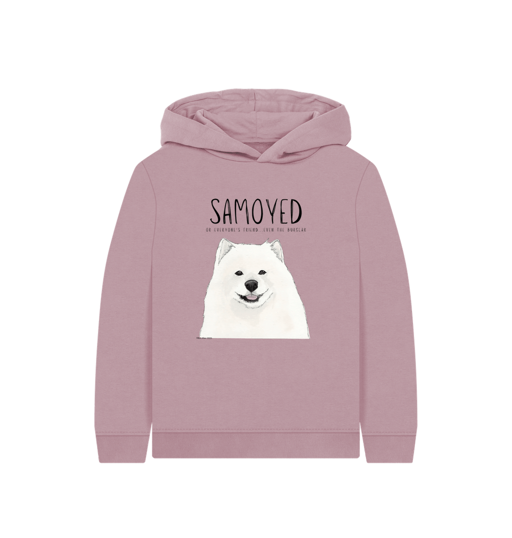 Samoyed Kids Hoodie in Organic Cotton