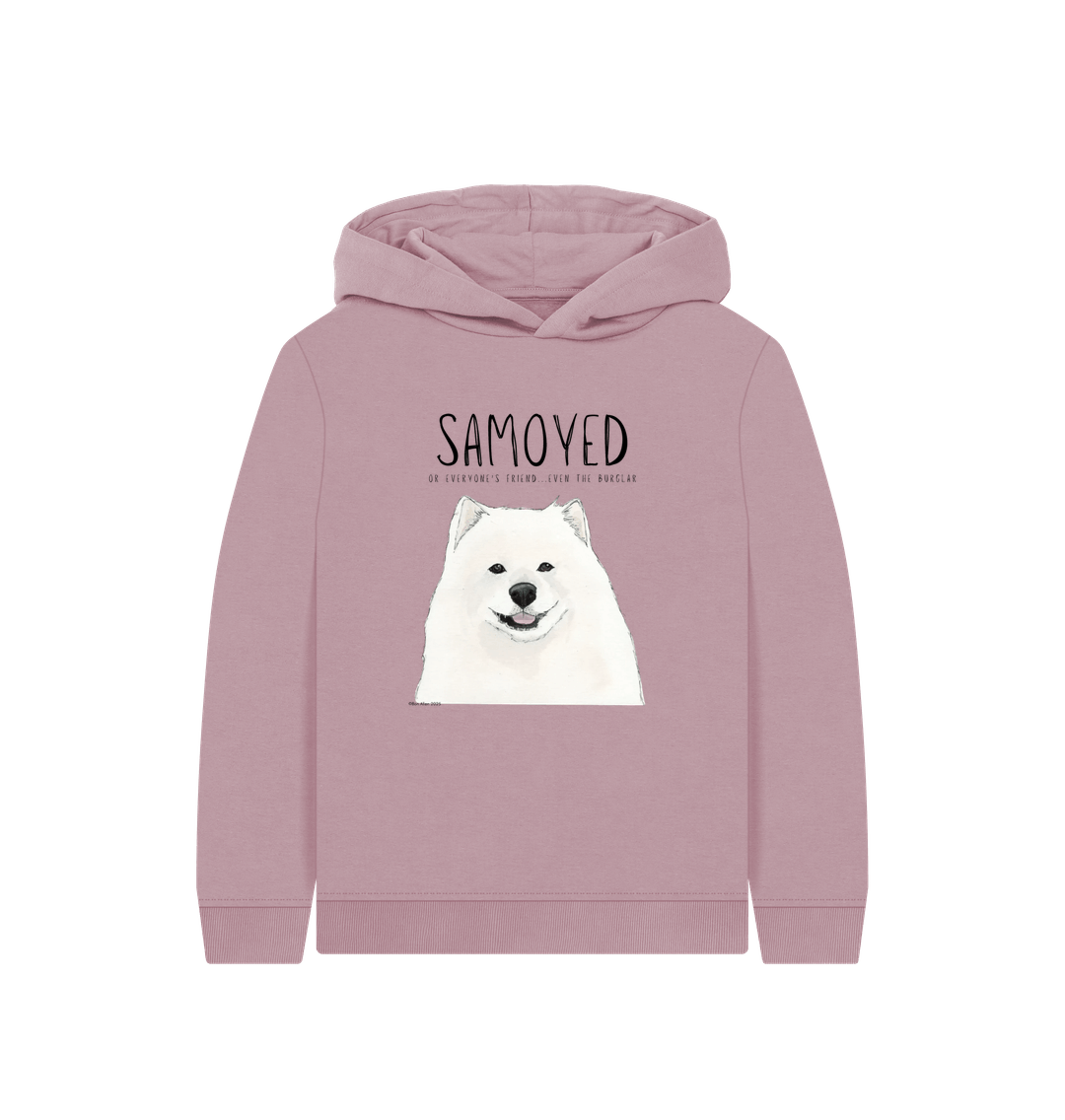 Samoyed Kids Hoodie in Organic Cotton