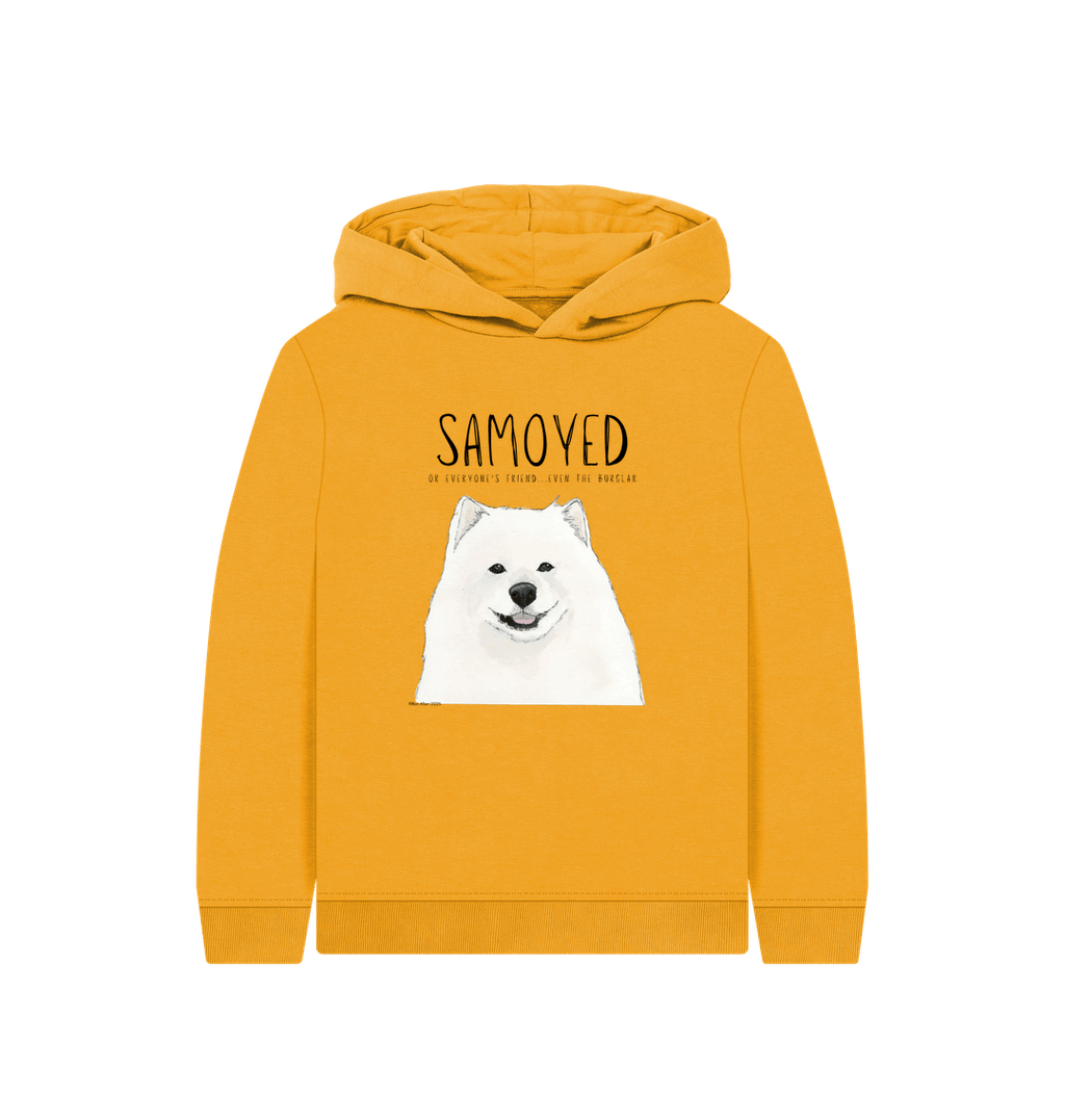 Samoyed Kids Hoodie in Organic Cotton