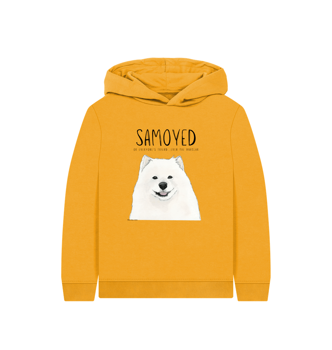 Samoyed Kids Hoodie in Organic Cotton