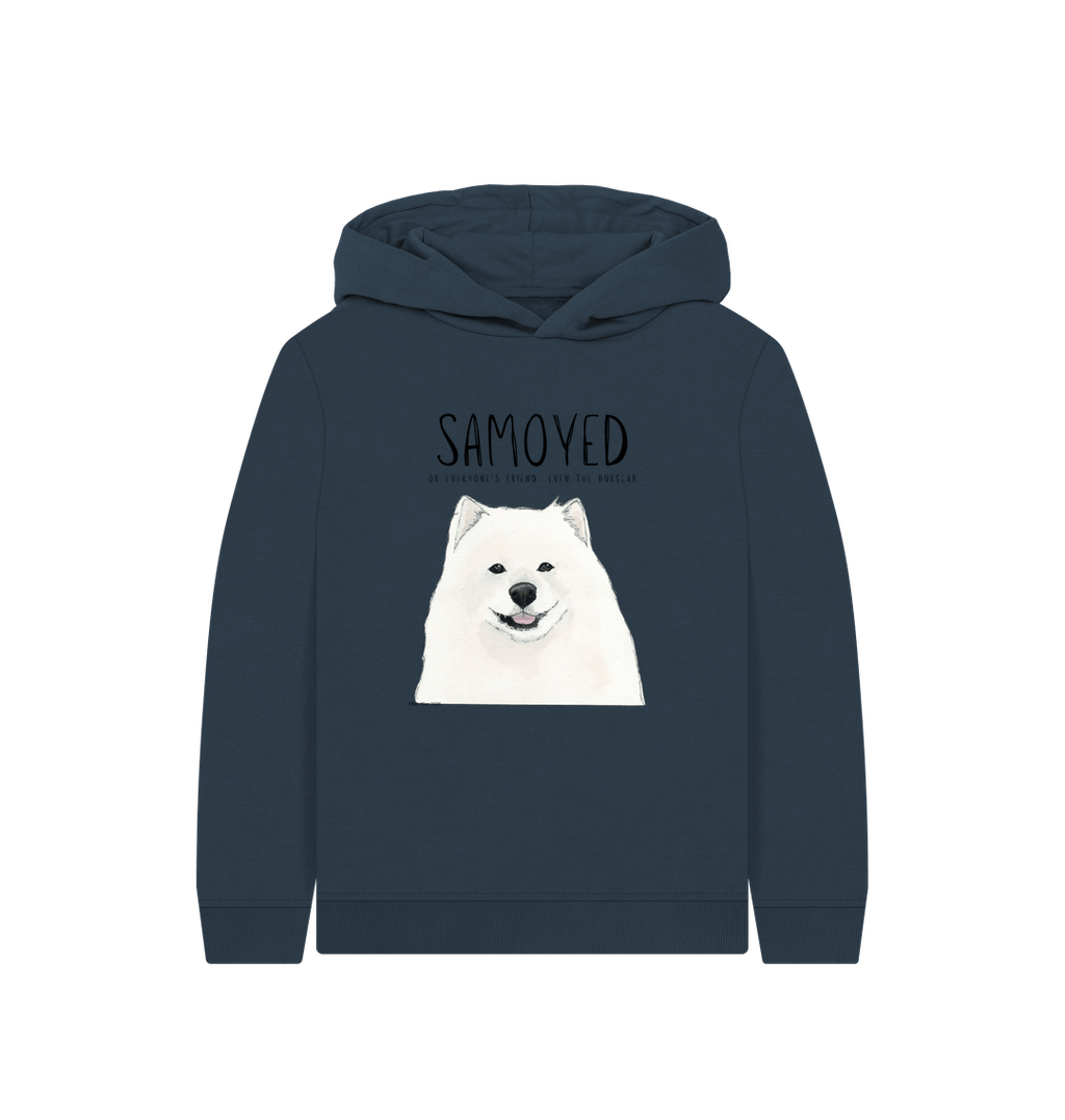 Samoyed Kids Hoodie in Organic Cotton