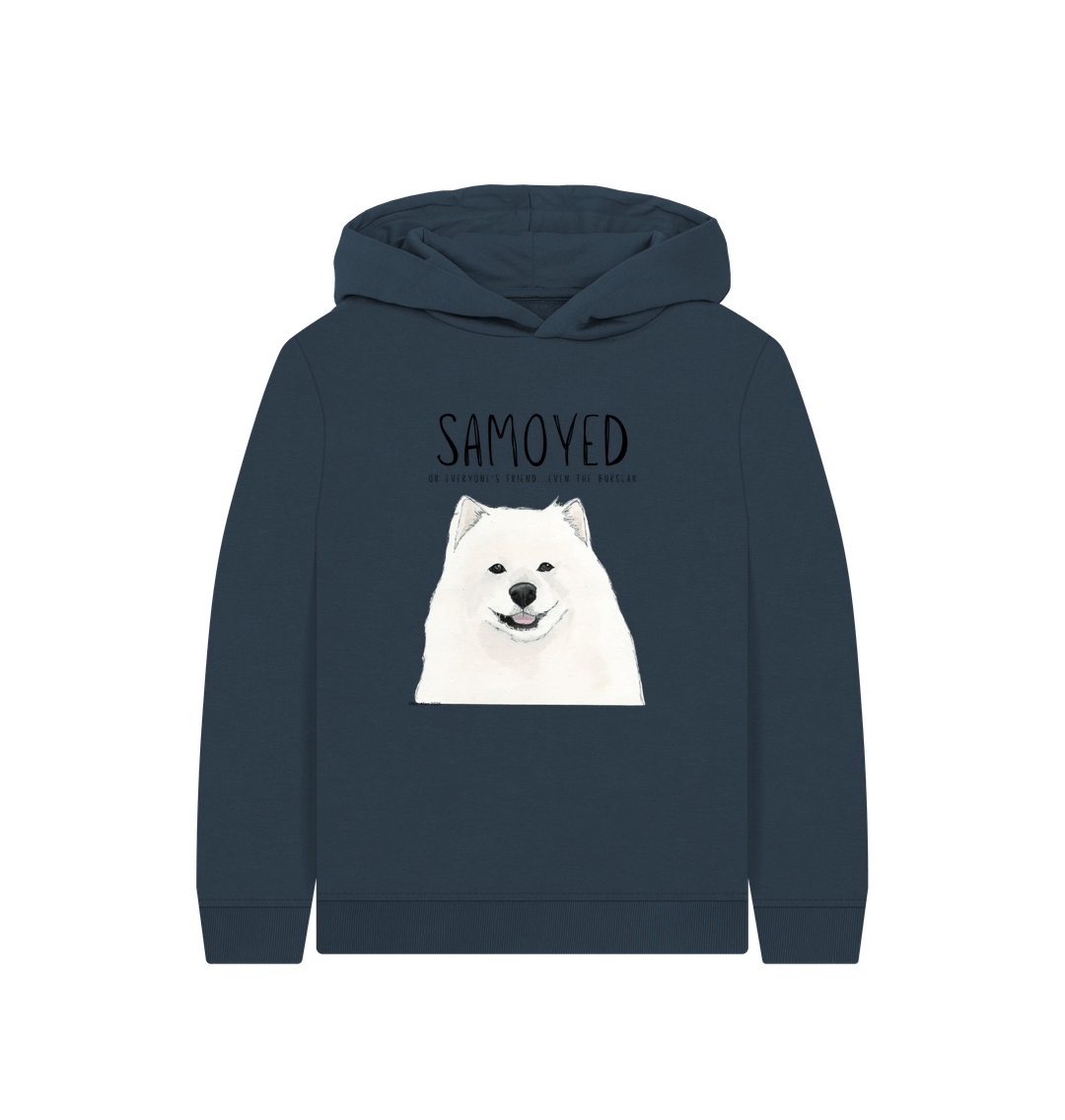 Samoyed Kids Hoodie in Organic Cotton