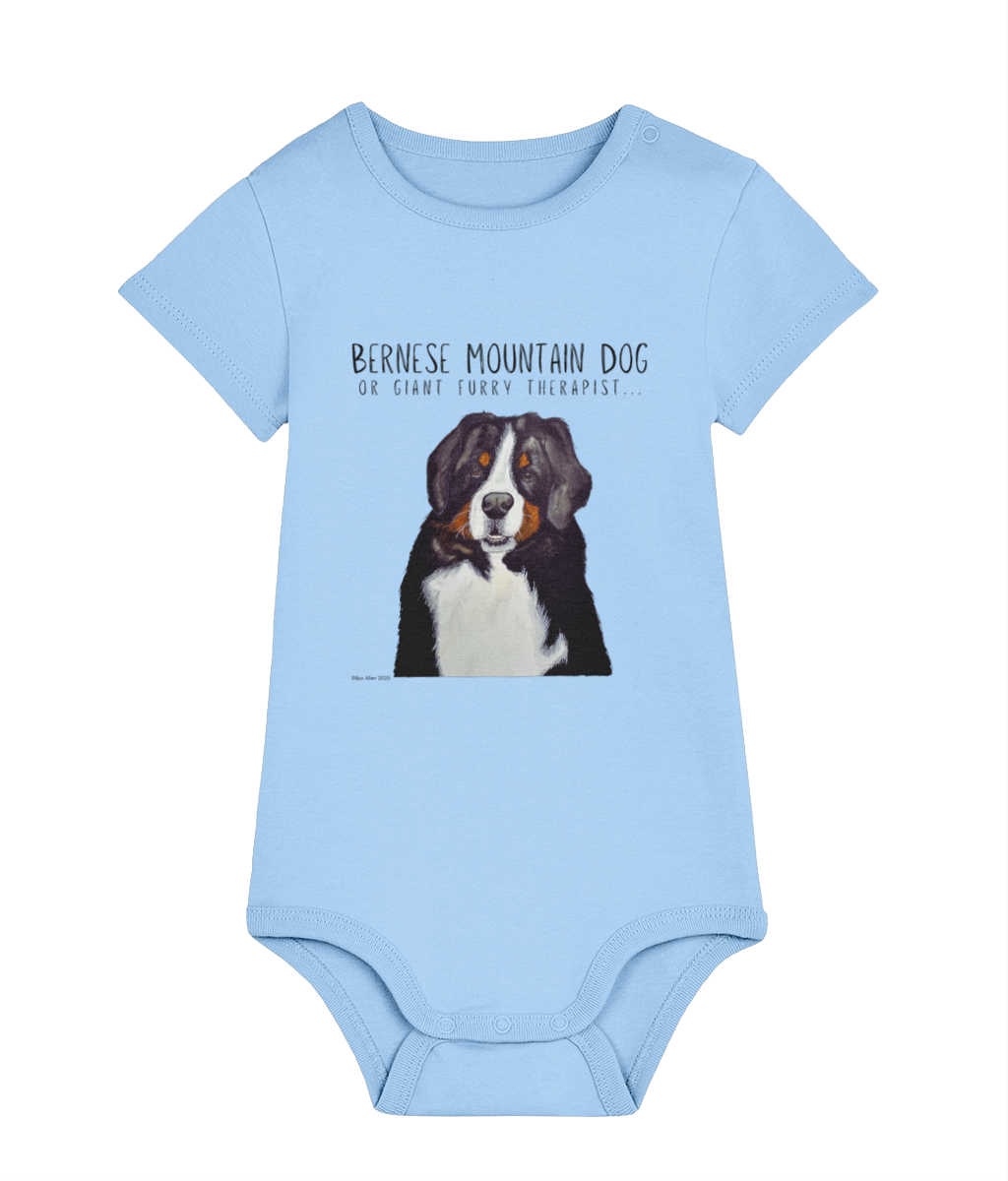 Bernese Mountain Dog Baby Bodysuit