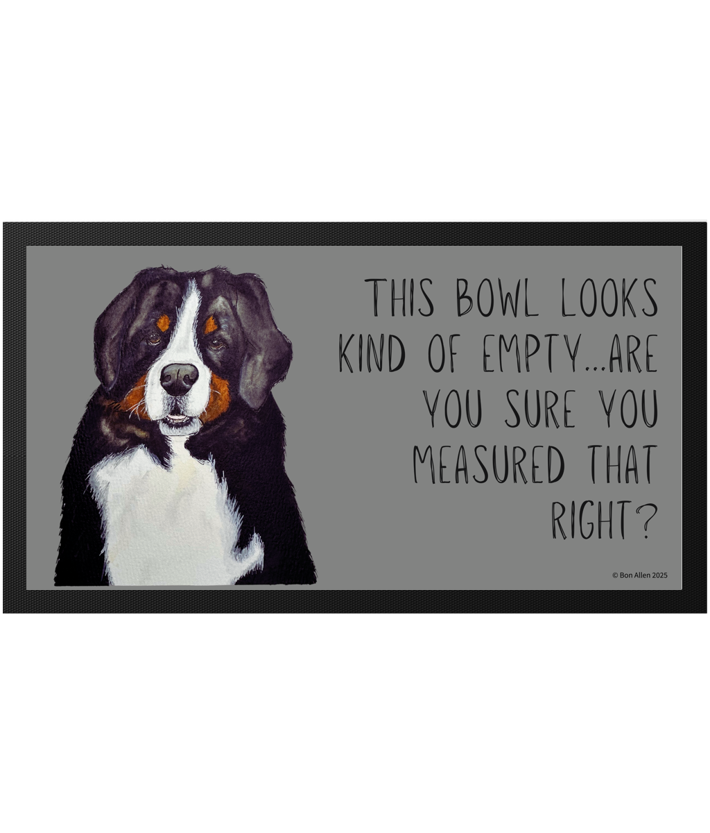 Bernese Mountain Dog Portion Control Mealtime Mat