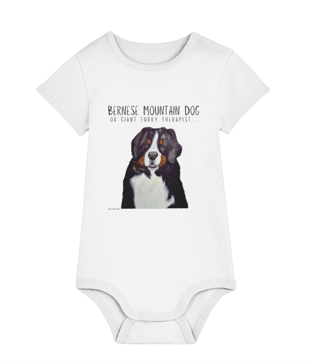 Bernese Mountain Dog Baby Bodysuit