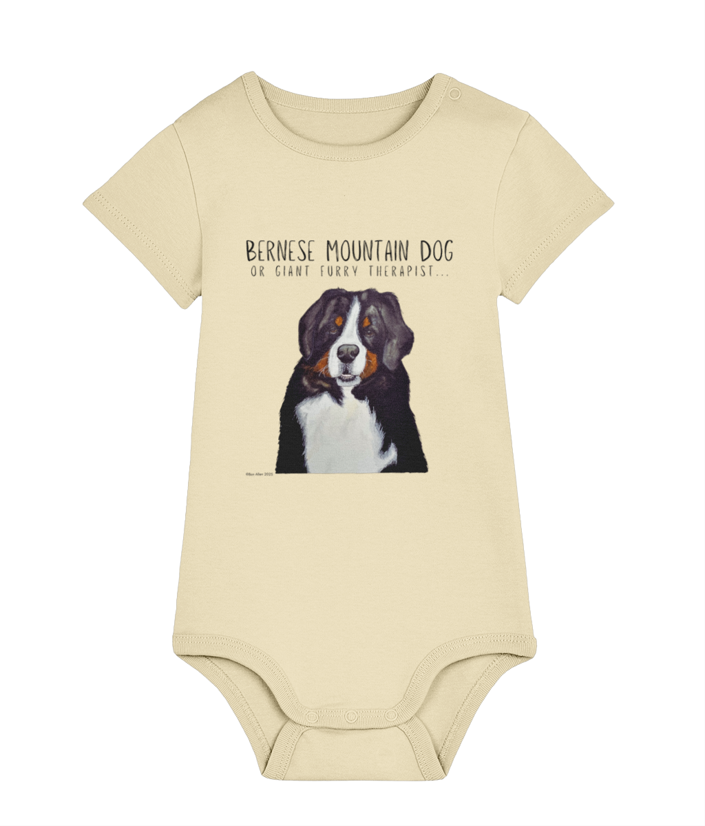 Bernese Mountain Dog Baby Bodysuit