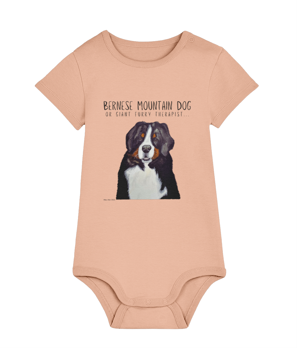 Bernese Mountain Dog Baby Bodysuit