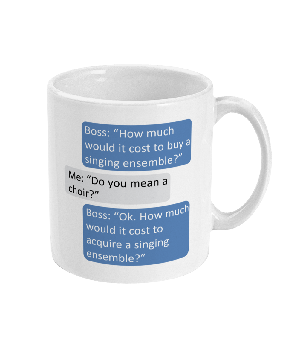 Singing Ensemble Ceramic Coffee Mug