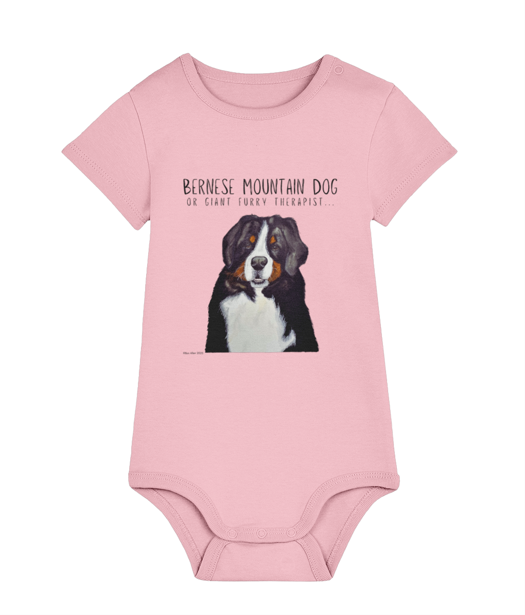 Bernese Mountain Dog Baby Bodysuit