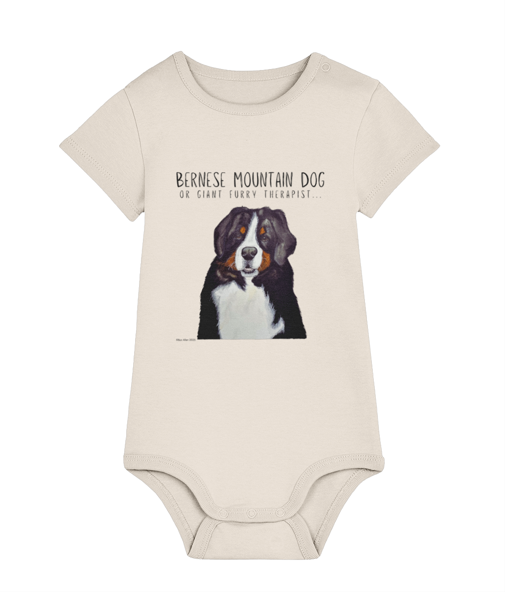 Bernese Mountain Dog Baby Bodysuit