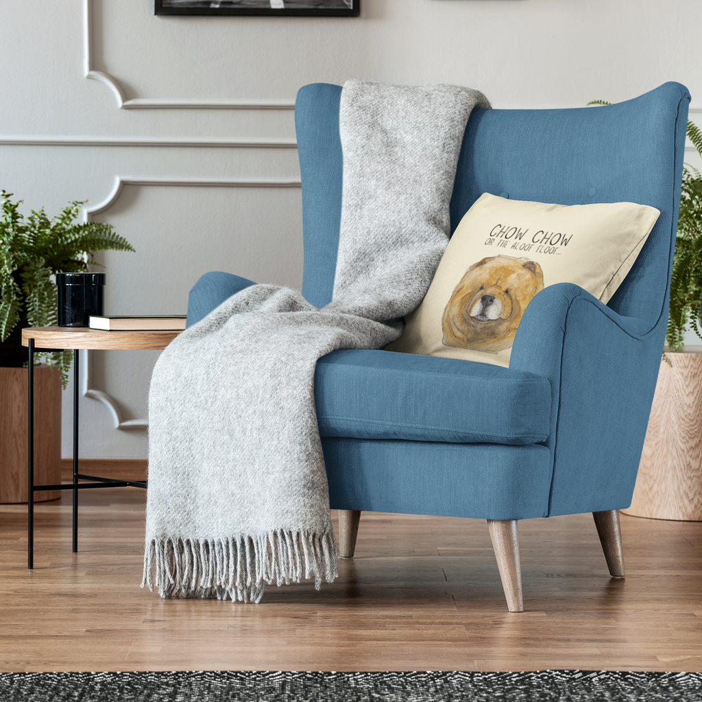 Red Chow Chow Cushion Cover