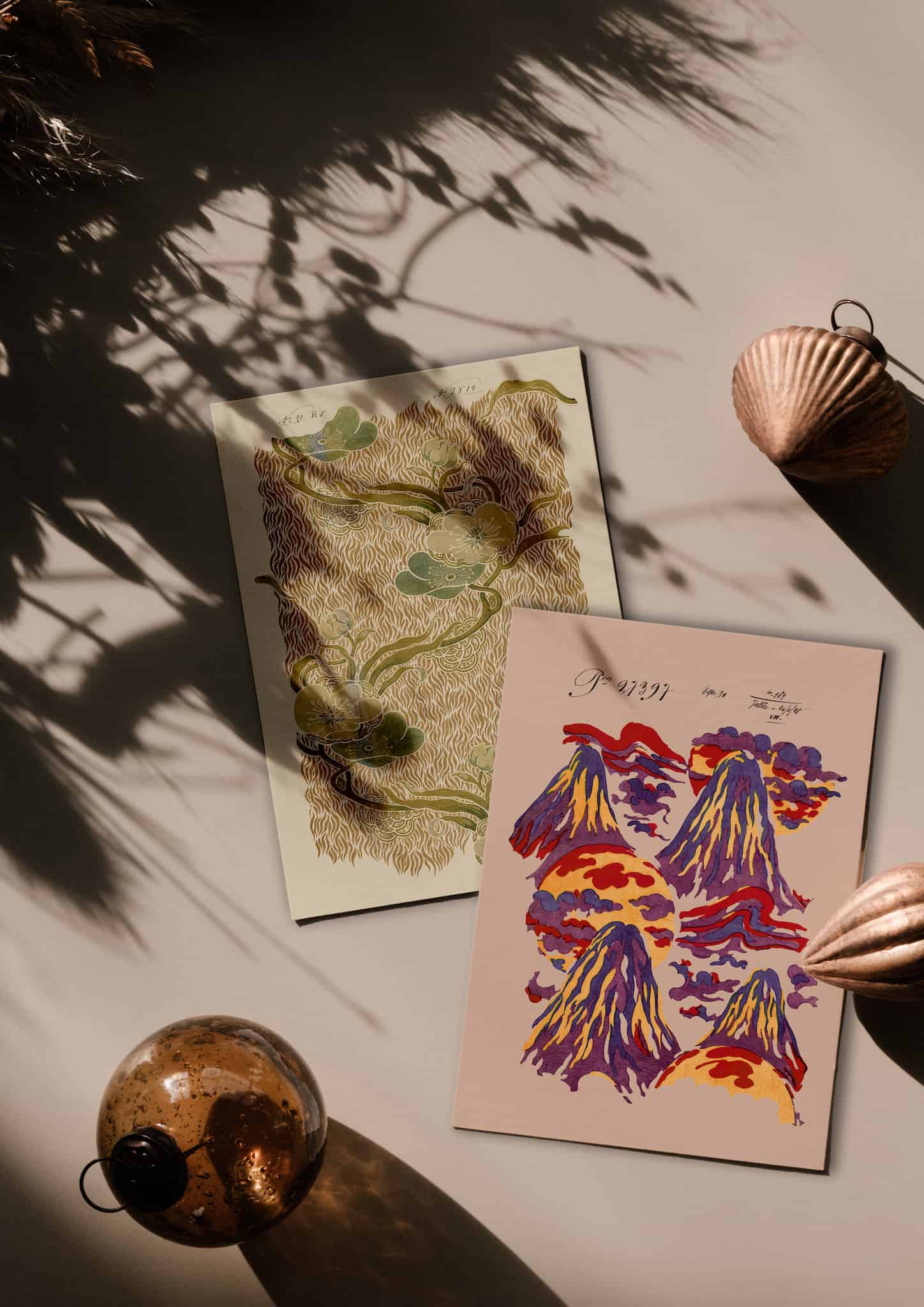 Set of 2 Handstitched A5 Notebooks