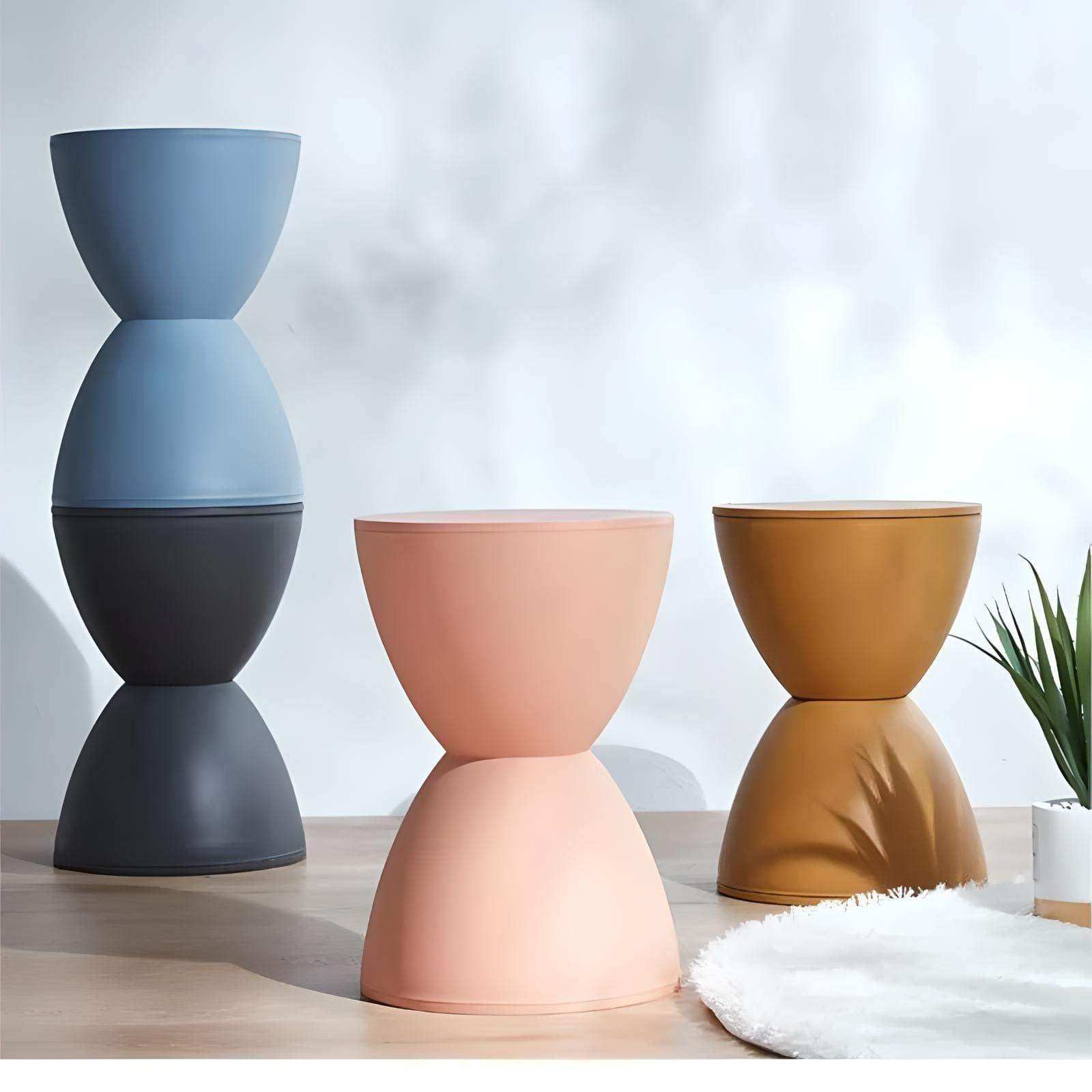 Hourglass Stools Modern Design