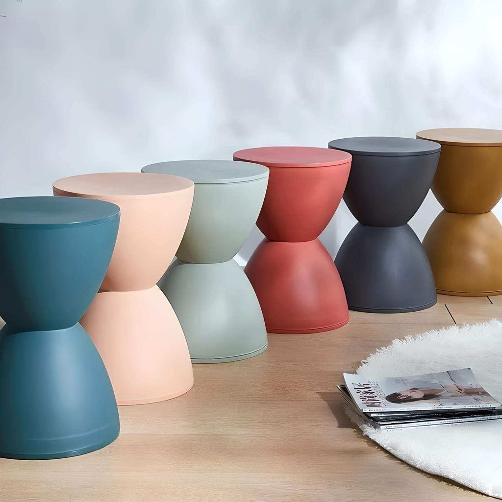Hourglass Stools Modern Design
