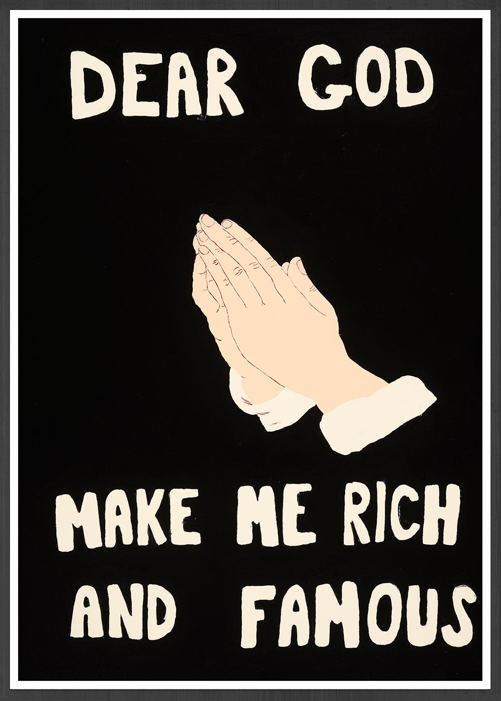 Modern Prayer Quirky Wall Art Print