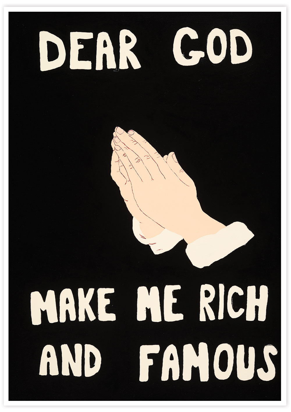 Modern Prayer Quirky Wall Art Print