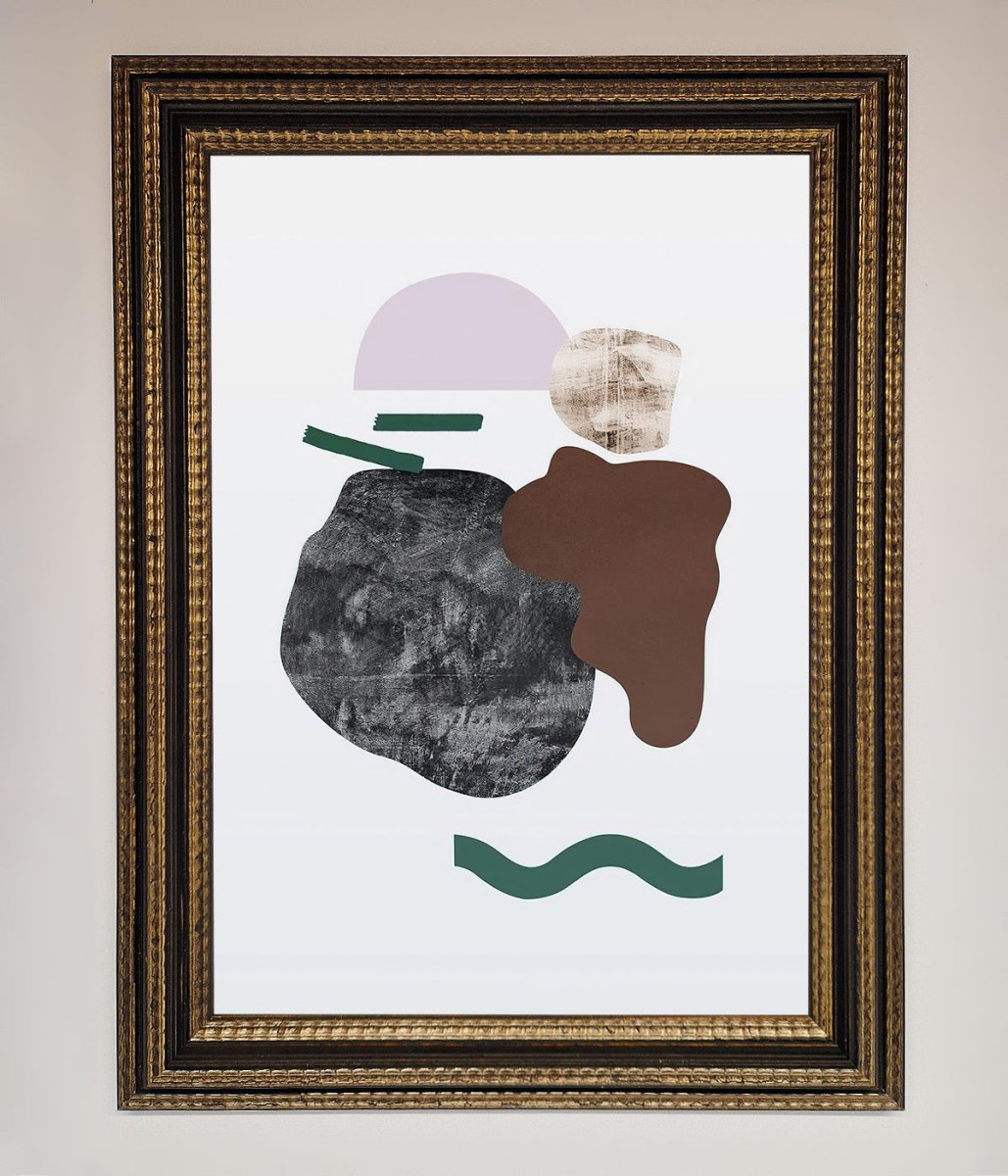 Modern Splodge Framed Print