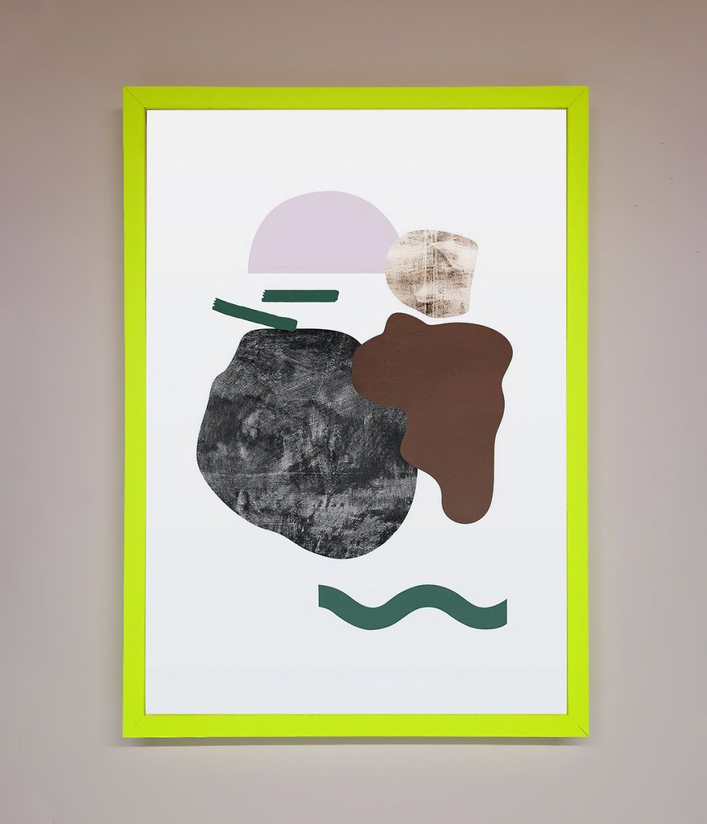 Modern Splodge Framed Print