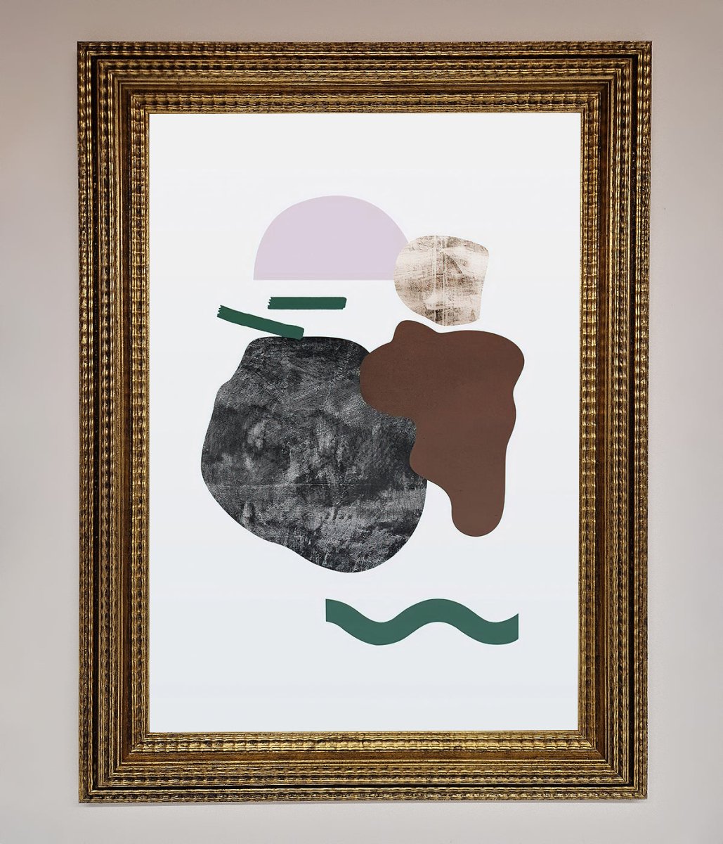 Modern Splodge Framed Print