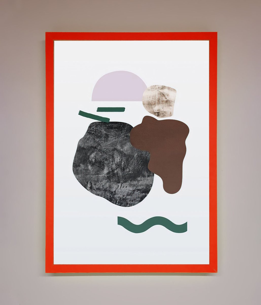 Modern Splodge Framed Print